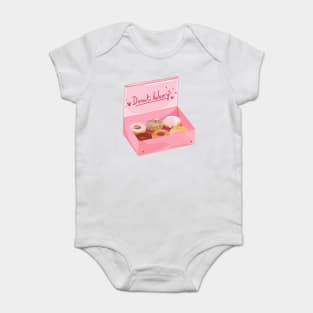 Donut box of help Baby Bodysuit